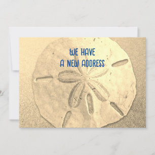 Sand Dollar New Address Announcement Card