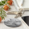 Sand Dollar Personalized Key Ring Wedding Favour