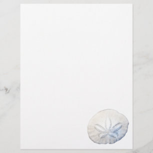 Sand Dollar Photo Stationery Paper