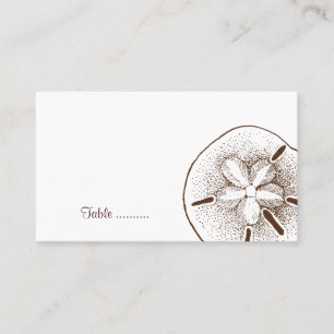 Sand Dollar Place Card