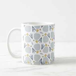 Sand Dollar Seashells Beach Pattern Beach  Coffee Mug