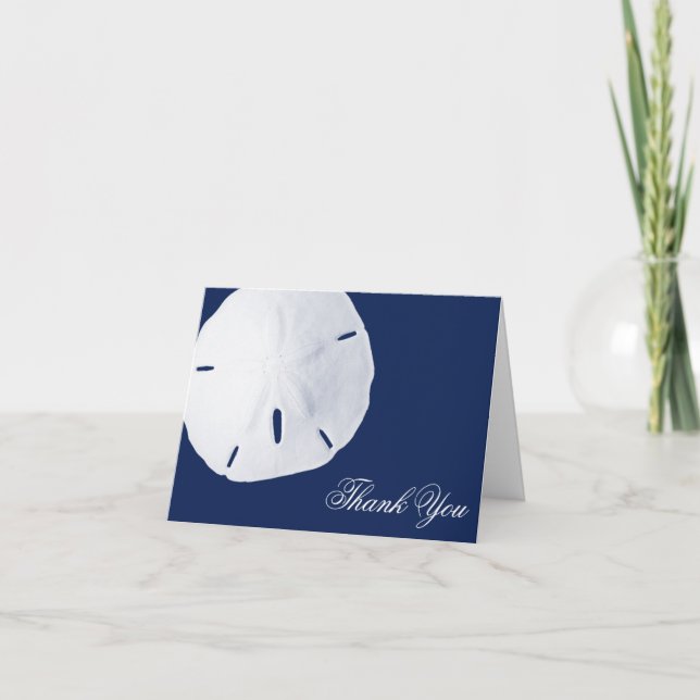 Sand Dollar Thank You Card (Front)