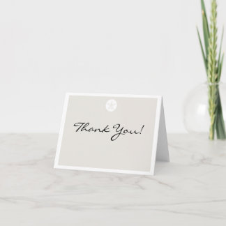 Sand Dollar Thank You Card