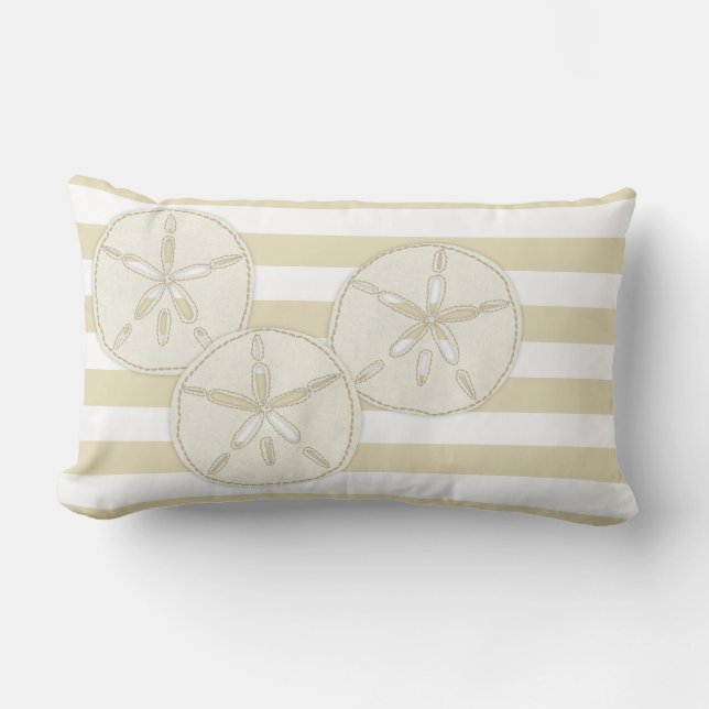 Sand dollar throw pillow (Front)