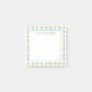 Sand Dollar Watercolor Beach Custom Name Post-it Notes