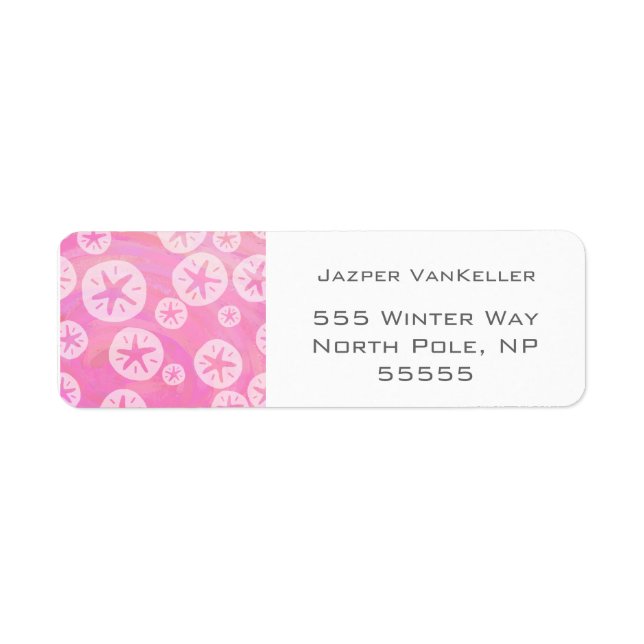 Sand Dollar White and pink (Front)