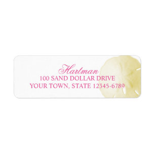 Sand Dollar Yellow Pink custom