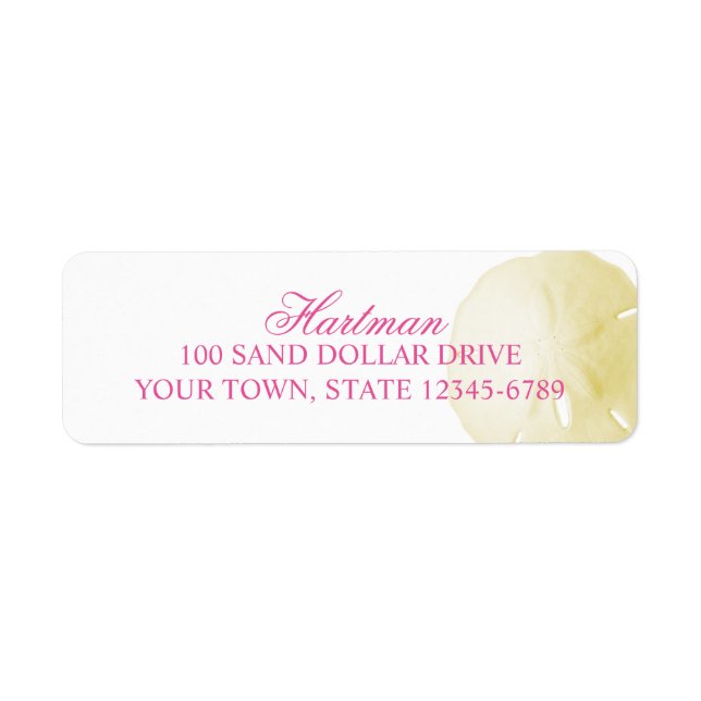 Sand Dollar Yellow Pink custom (Front)