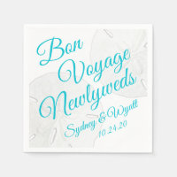 Sand Dollars Custom Wedding Breakfast Napkins