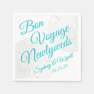 Sand Dollars Custom Wedding Breakfast Napkins