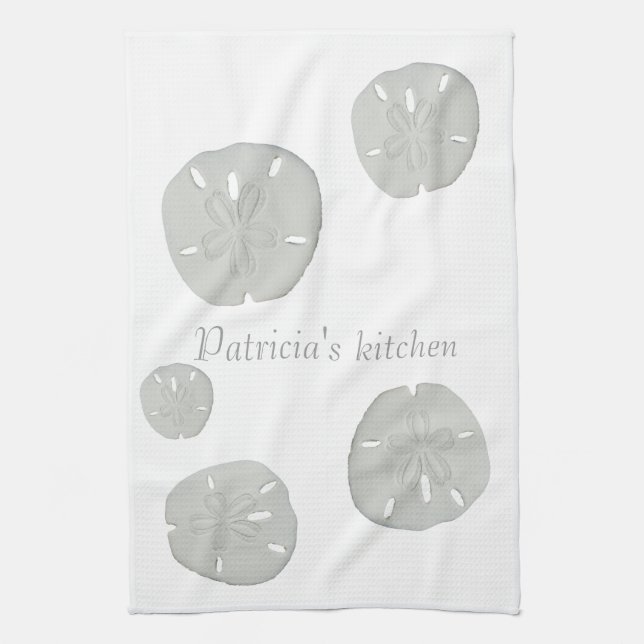 Sand Dollars Mojo Kitchen Towel (Vertical)