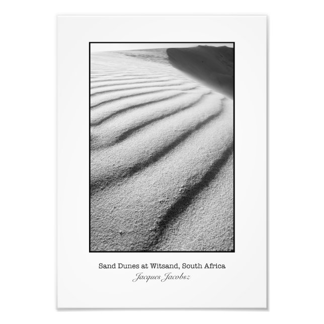 Sand Dune Photo Print (Front)