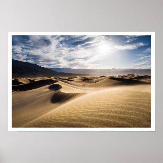 Sand Dune Shadows Poster (Front)