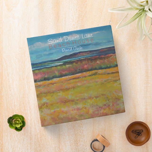 Sand Dunes Beach Vacation Rental Binder (In Situ)