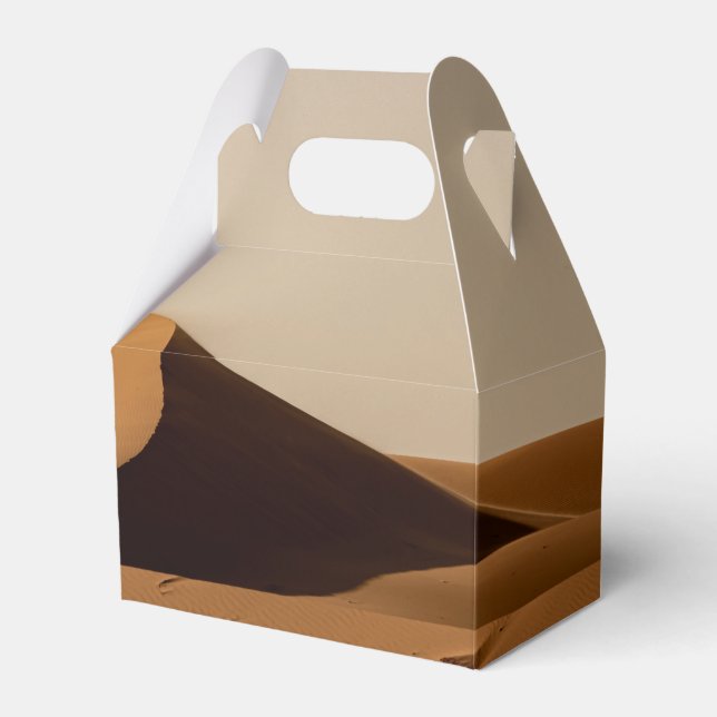 Sand Dunes Desert Landscape Favor Box (Front Side)