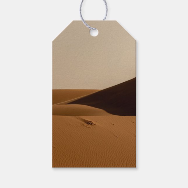 Sand Dunes Desert Landscape Gift Tags (Front)