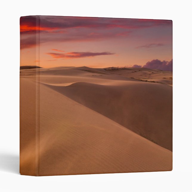 Sand Dunes in the Desert at Sunset Binder (Front/Spine)