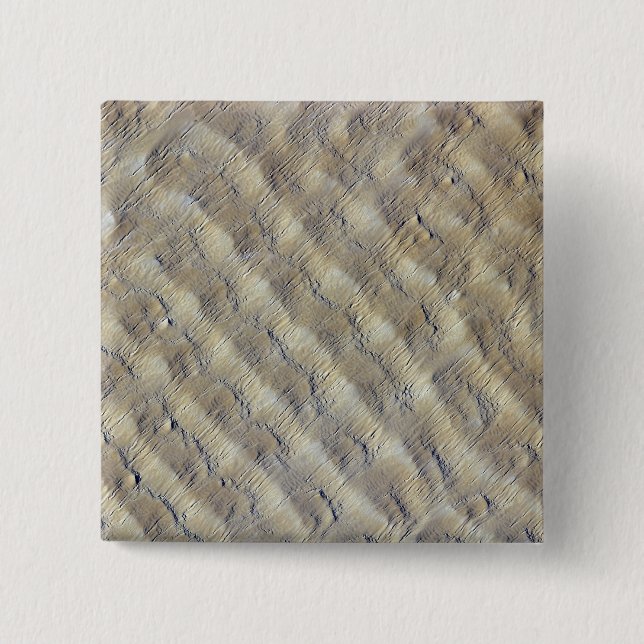 Sand dunes in the Fachi-Bilma erg 2 Inch Square Button (Front)