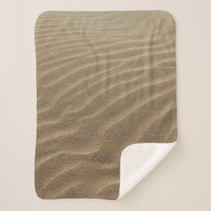 Sand dunes in the morning sherpa blanket