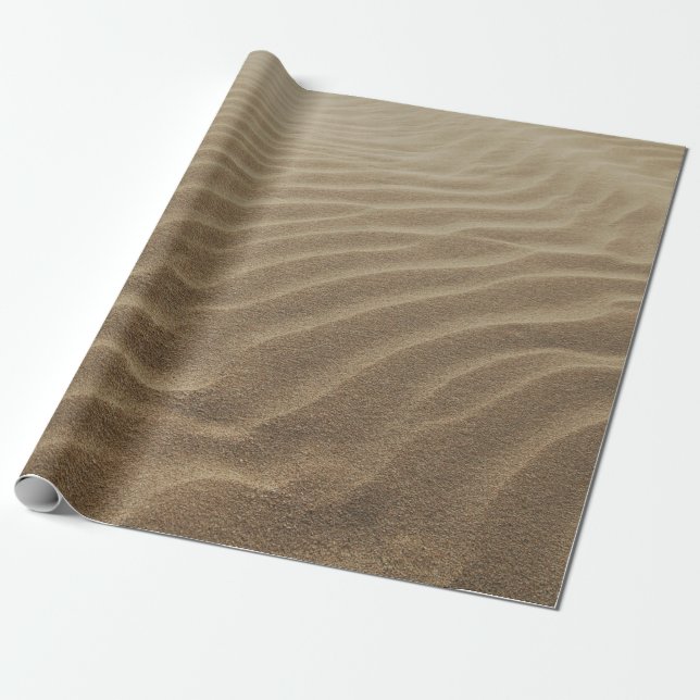 Sand dunes in the morning wrapping paper (Unrolled)