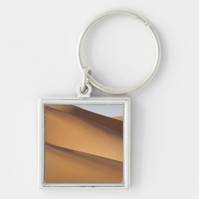 Sand dunes, Sahara desert, Morocco 2 Keychain (Front)