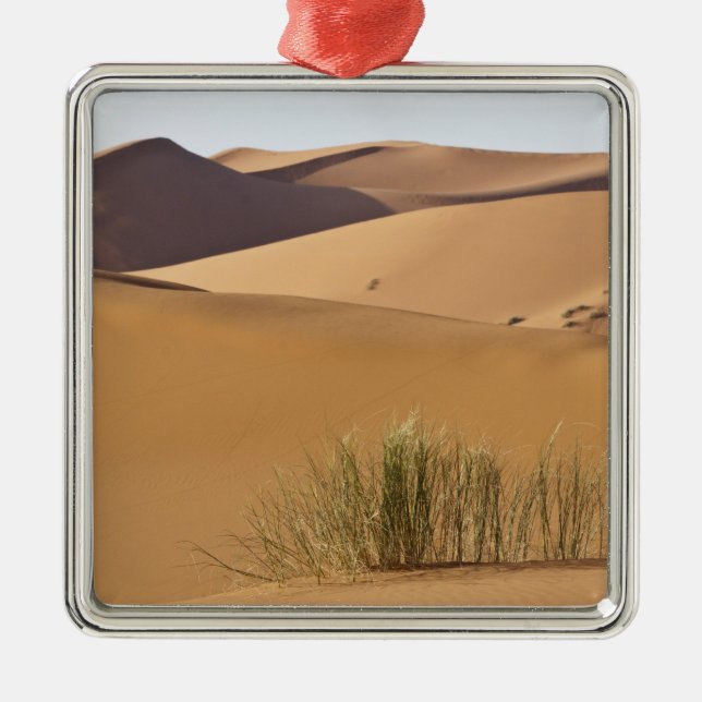 Sand dunes, Sahara desert, Morocco Metal Ornament (Front)