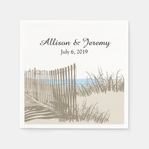 Sand Dunes Wedding Napkin