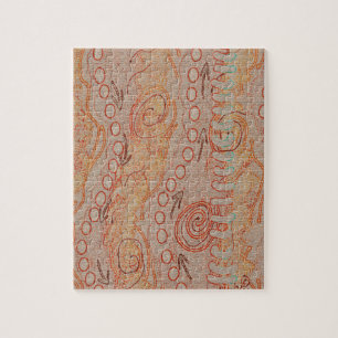 Sand Echoes Collection #1 Aboriginal Art Jigsaw Puzzle