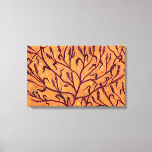 Sand Flower Water Pepper Wildflowers Floral Art  Canvas Print