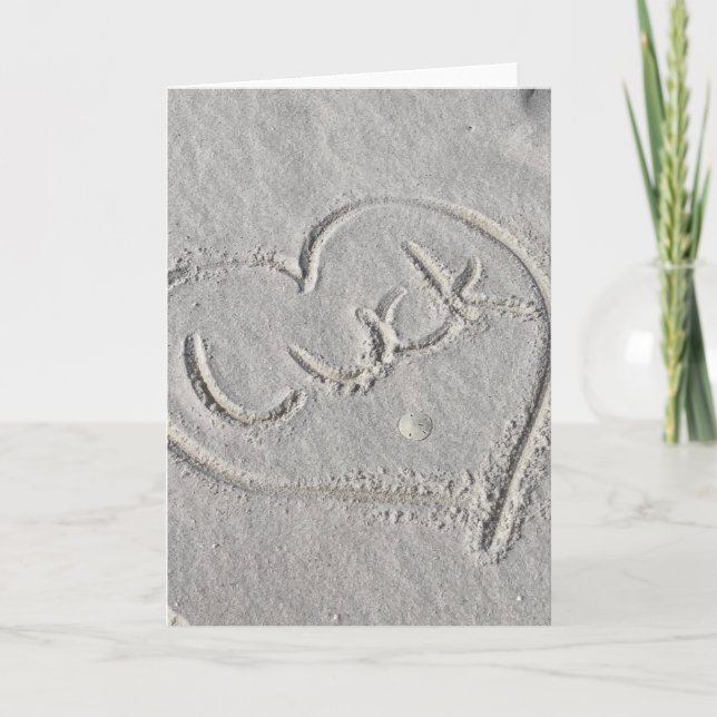 Sand Holiday Card (Front)