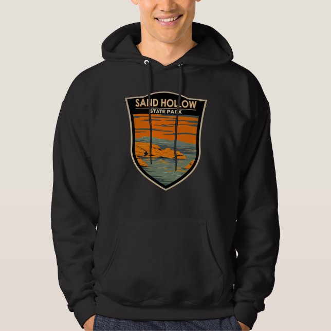 Sand Hollow State Park Utah Vintage Hoodie (Front)