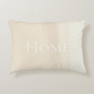Sand Horizon Watercolor Accent Pillow