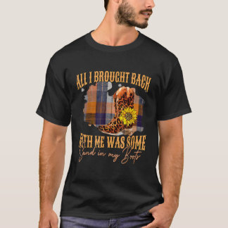 Sand In My Boots Country Music T-Shirt