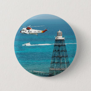 Sand Key Lighthouse 2 Inch Round Button