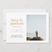 Sand Love is Patient But We Are Not Elopement