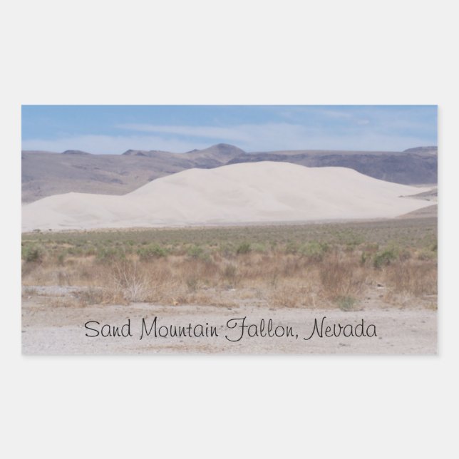 Sand Mountain Fallon, Nevada Sticker (Front)