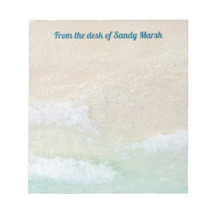 Sand n Surf From Desk of Personalized Note Pad