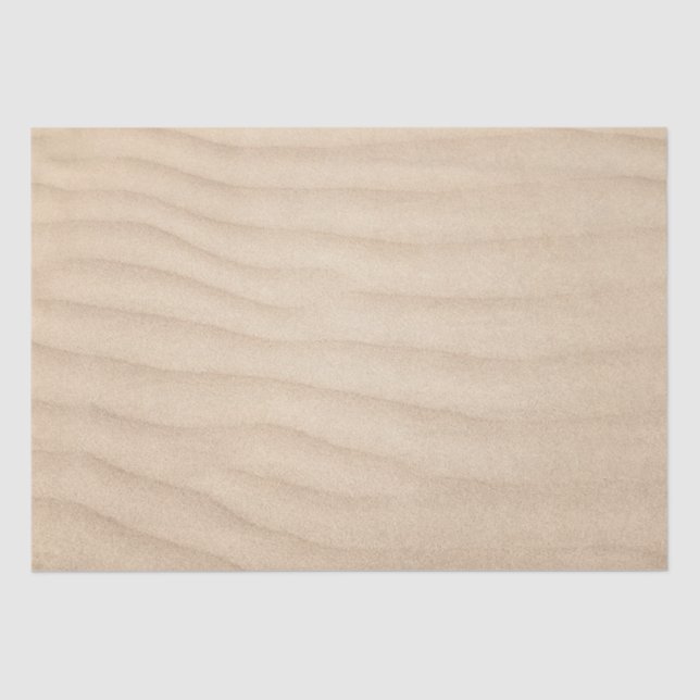Sand Ocean Background Decoupage Tissue Paper (Front)
