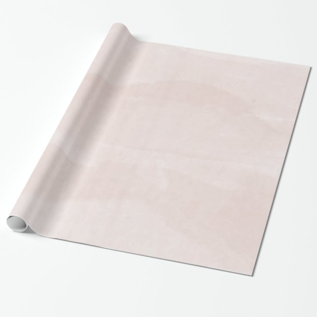 Sand Pastel Watercolor  Wrapping Paper (Unrolled)