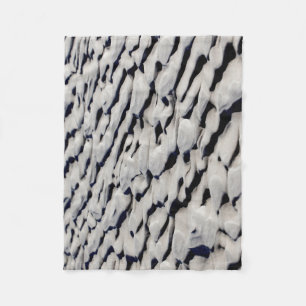 Sand pattern fleece blanket