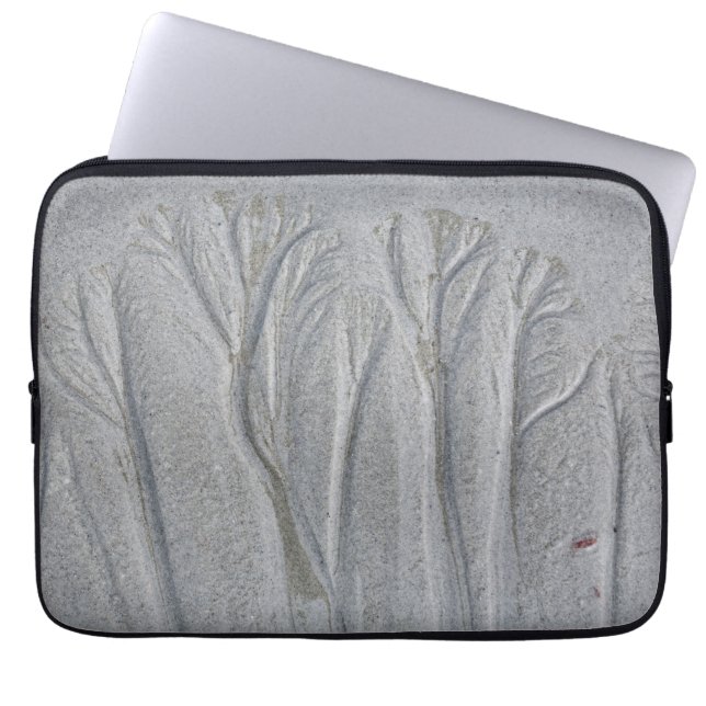 Sand Patterns Like Trees Laptop Sleeve (Front)