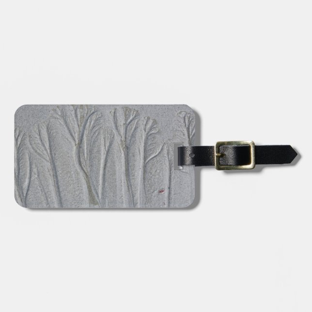 Sand Patterns Like Trees Luggage Tag (Front Horizontal)