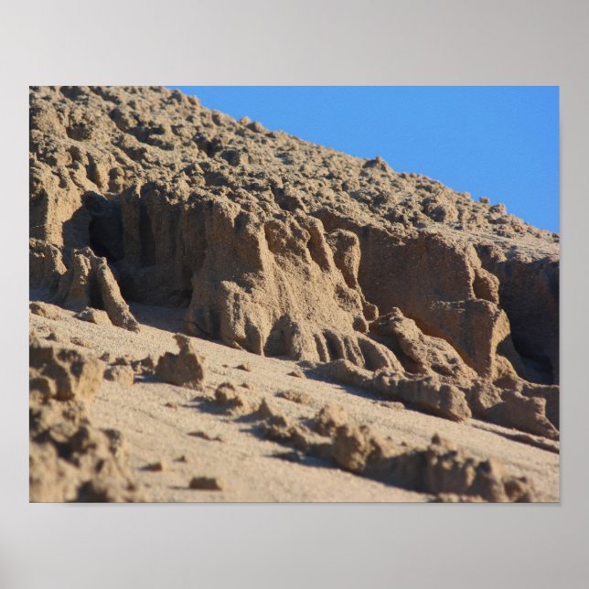 Sand Patterns No. 2 Nature Poster (Front)