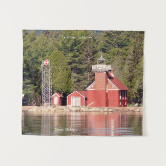 Sand Point Lighthouse Baraga tapisserie