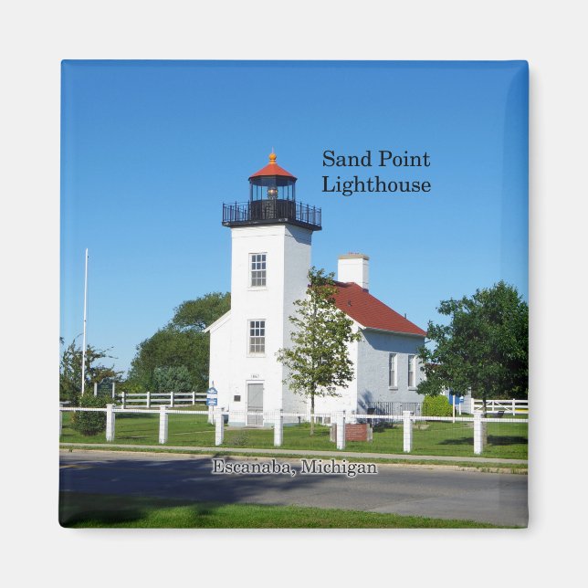 Sand Point Lighthouse magnet (Front)