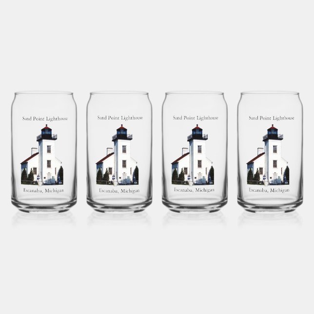 Sand Point Lighthouse peut verre (Recto)