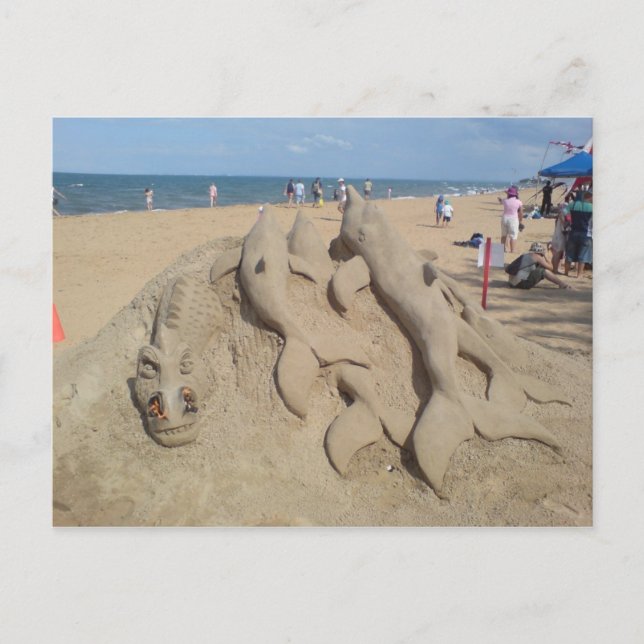Sand Sculptures Postcard (Front)
