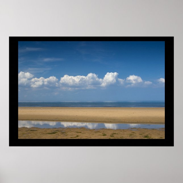 Sand Sea Sky. Poster by cARTerART  (Front)
