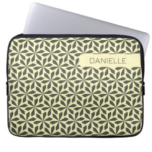 sand shades abstract pattern laptop sleeve