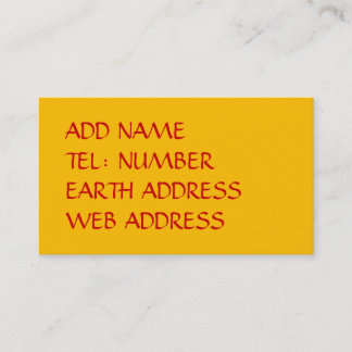 Sand solid colour business card